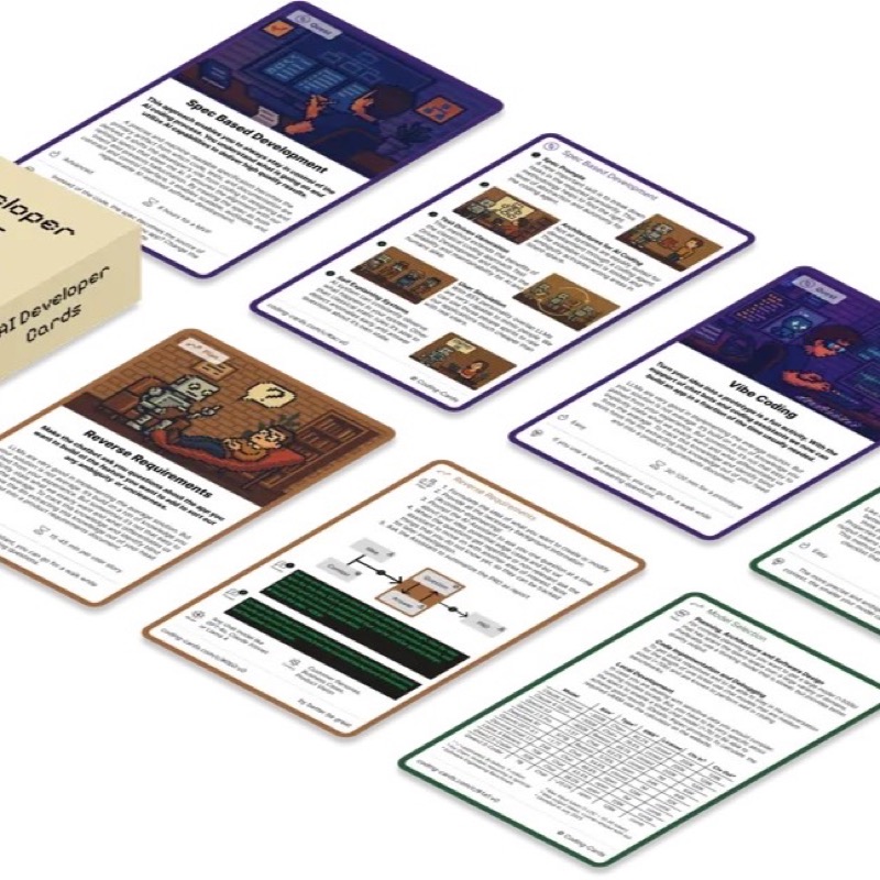 AI Developer Cards - 45+ methods for AI-assisted software development
